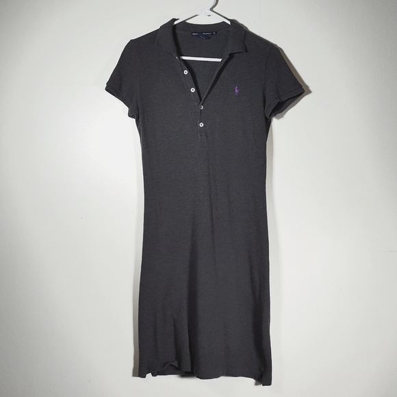 Ralph Lauren Dresses & Skirts - Ralph Lauren Sport 100% cotton gray polo t-shit dress XS